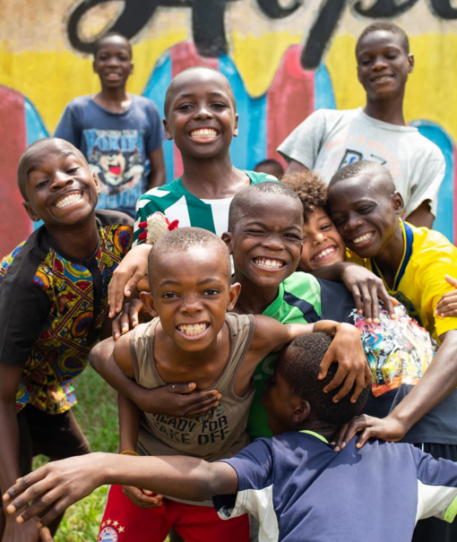 The children at Land of Hope Children's Center