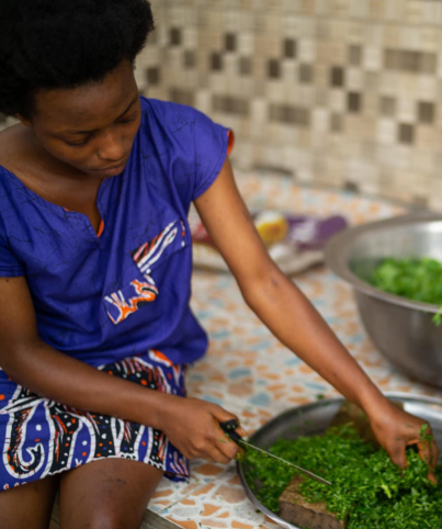 This is the outdoor kitchen at Land of Hope